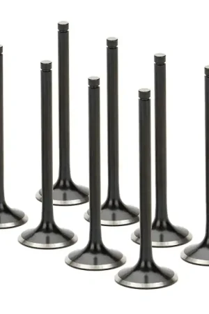 Fast Shipping Supertech Mazda/Ford Duratec 2.0L/2.3L Black Nitrided Dish Exhaust Valve - Set of 8