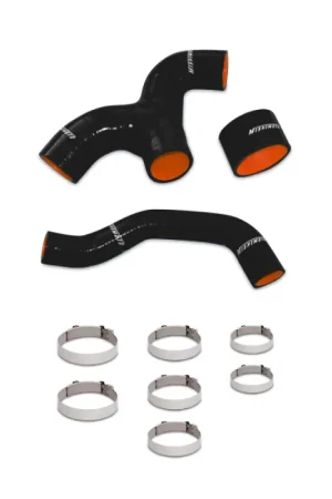 Reduced Price Mishimoto 02-05 Subaru WRX Black Silicone Intercooler Hoses