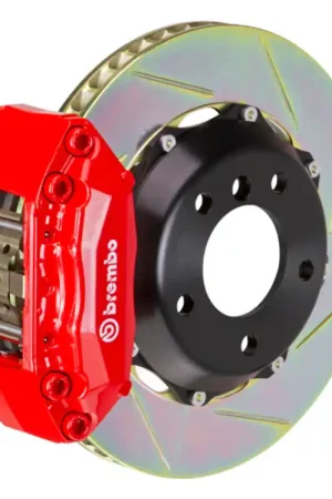 Direct From Manufacturer Brembo 97-99 CL Front GT BBK 4 Piston Cast 2pc 328x28 2pc Rotor Slotted Type-1-Red
