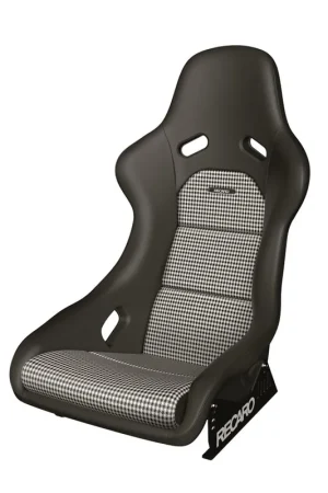 Discount Recaro Classic Pole Position ABE Seat - Black Leather/Pepita Fabric