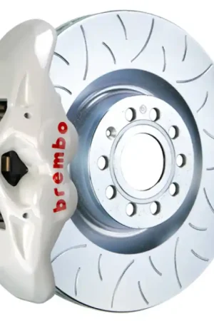 Place Order Brembo 14-20 A3 Front GT BBK 4 Piston Cast 345x30 1pc Rotor Slotted Type3-White