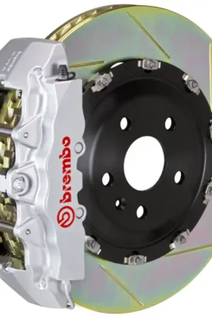 Brembo 19+ 330i Front GT BBK 6 Piston Cast 380x34 2pc Rotor Slotted Type1-Silver Special Offer