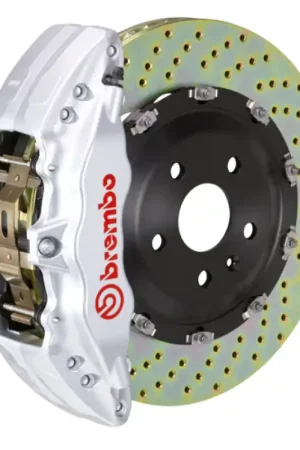 Brembo 14-18 1500 Sierra (Exc Alum Fr Knuckles) Fr GT BBK 6Pis Cast 2pc 380x34 2pc Rtr Drill-Silver Popular