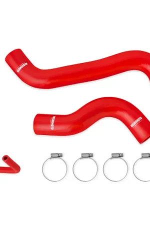 Same Day Shipping Mishimoto 2015+ Subaru WRX Silicone Radiator Coolant Hose Kit - Red