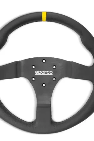 Bargain Sparco Steering Wheel R350B Leather w/ Button