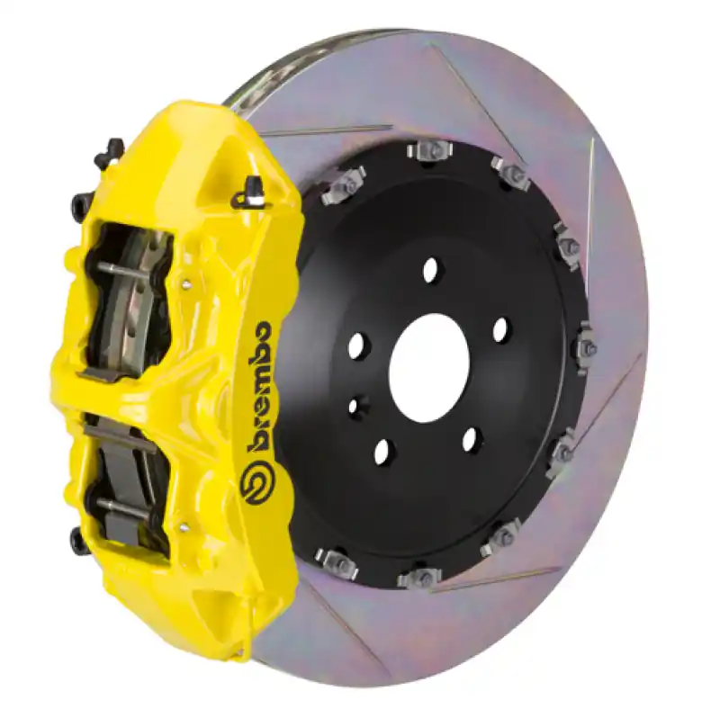 Brembo 2023 Volkswagen Tiguan R (Mk2) Front GT BBK 6-Piston 405x34 2-Piece Rotors TY1 - Yellow Discount