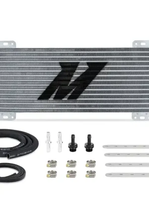 Mishimoto 13-Row Stacked Plate Transmission Cooler - Silver Limited Edition