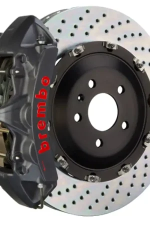 Brembo 17-23 530i/530i xDrive Fr GTS BBK 6Pis Cast 380x34 2pc Rotor Drilled-Black HA Free Delivery