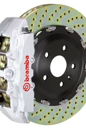 Editor’s Pick Brembo 12-18 A6 2.0T/12-18 A7 2.0T Front GT BBK 6 Piston Cast 380x34 2pc Rotor Drilled-Silver