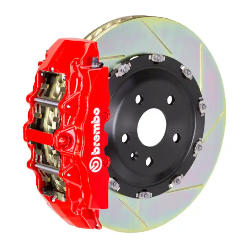 Order Now Brembo 15-20 F150 2WD/4WD (Excl Raptor)Fr GT BBK 6Pis Cast 2pc 380x34 2pc Rotor Slotted Type1-Red